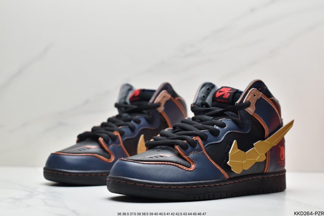 490 SB Dunk High QS高达联名 此款Gundam配色从”独角兽” DH7717-100