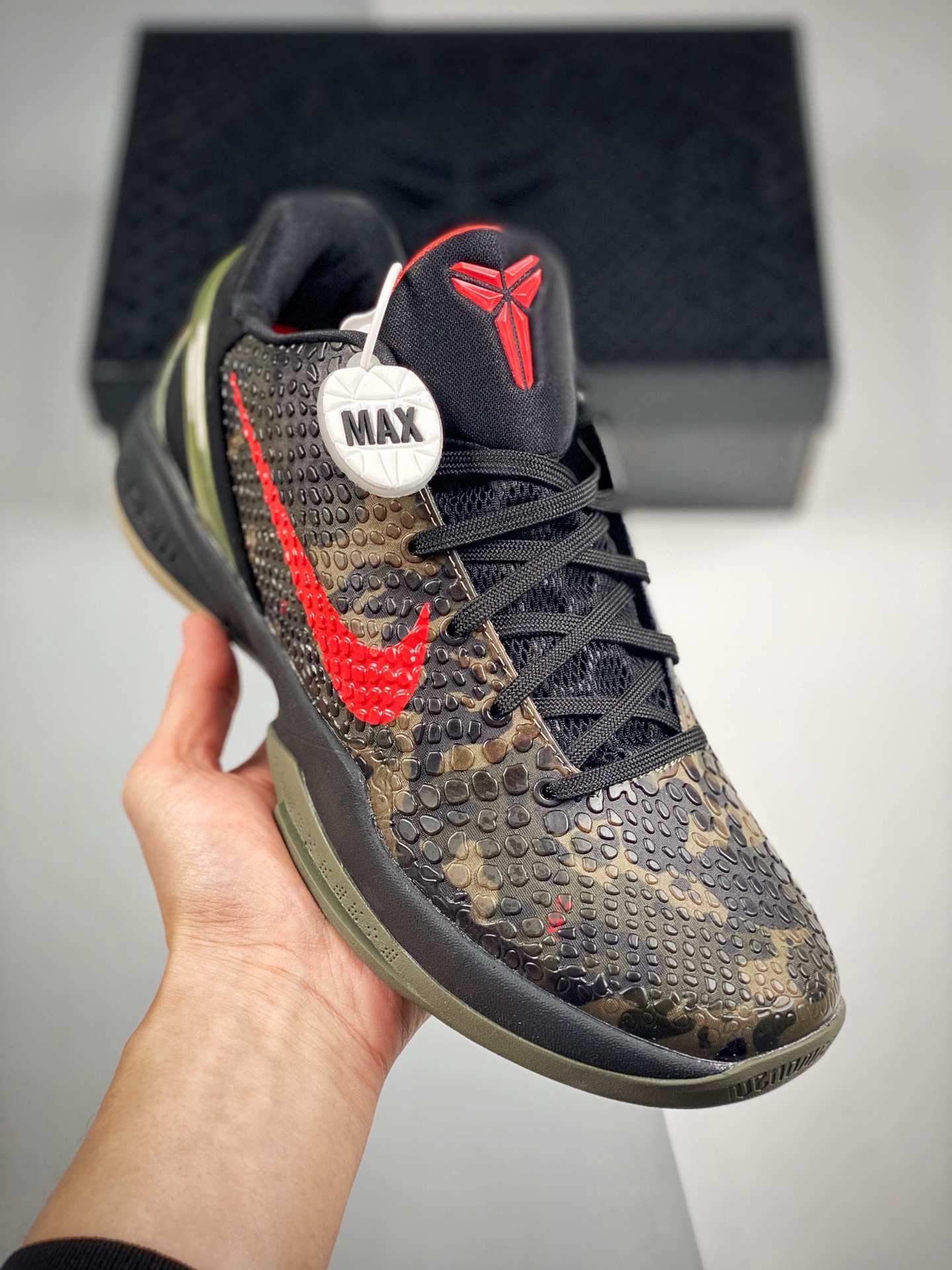 Push Hands 3 Edición definitiva original pura Kobe 6 ZK6 camuflaje desierto "Italian Camo", con amortiguación delantera…