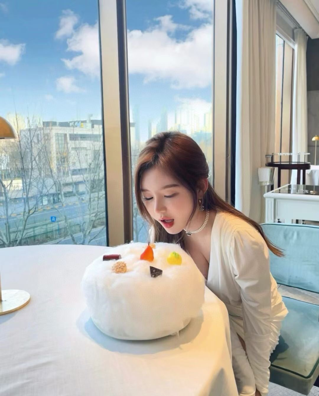 【香椭圆珠项圈】辛芷蕾同款！超美超美的choker，黑白两色双排珠的设计，中间一排钻固定，全部手工编织工