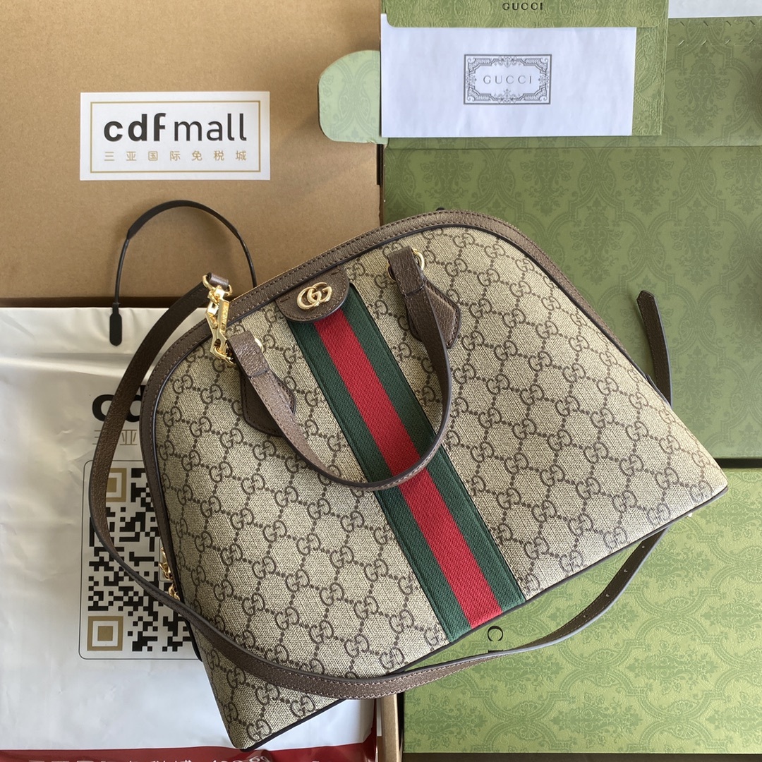 原厂皮配Cdfmall三亚免税店手提袋沉浸在复古情怀之中OPhidia家族迎来了新的成员中号手提包方正的