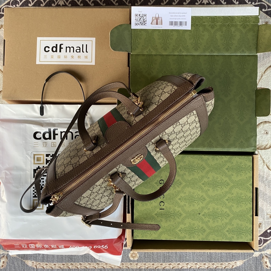 原厂皮配Cdfmall三亚免税店手提袋G家新款沉浸在复古情怀之中方正的造型让人联想到复古的设计GGSuP
