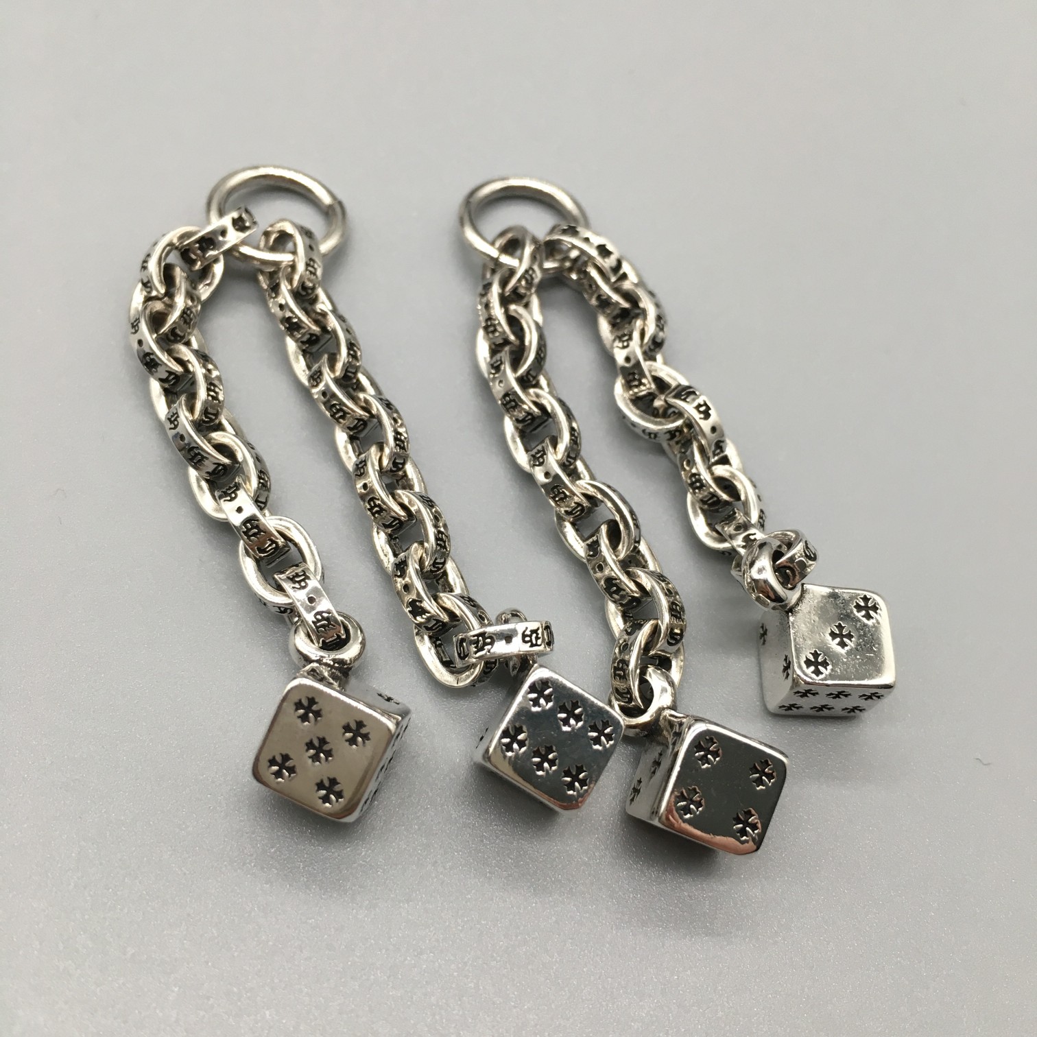 NO:101592,Croheart dice bag pendant, Croheart bracelet, chrome hearts, bracelet19860909克罗心骰子包包挂坠,克罗心手链,chrome hearts,bracelet,Jewelry