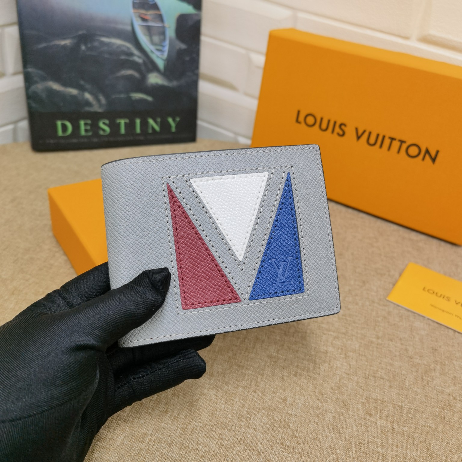 Classic Leather Bifold Wallet - Front View