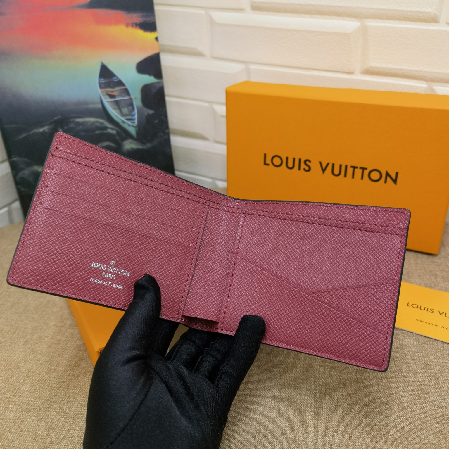 Leather Wallet - Debossed Logo