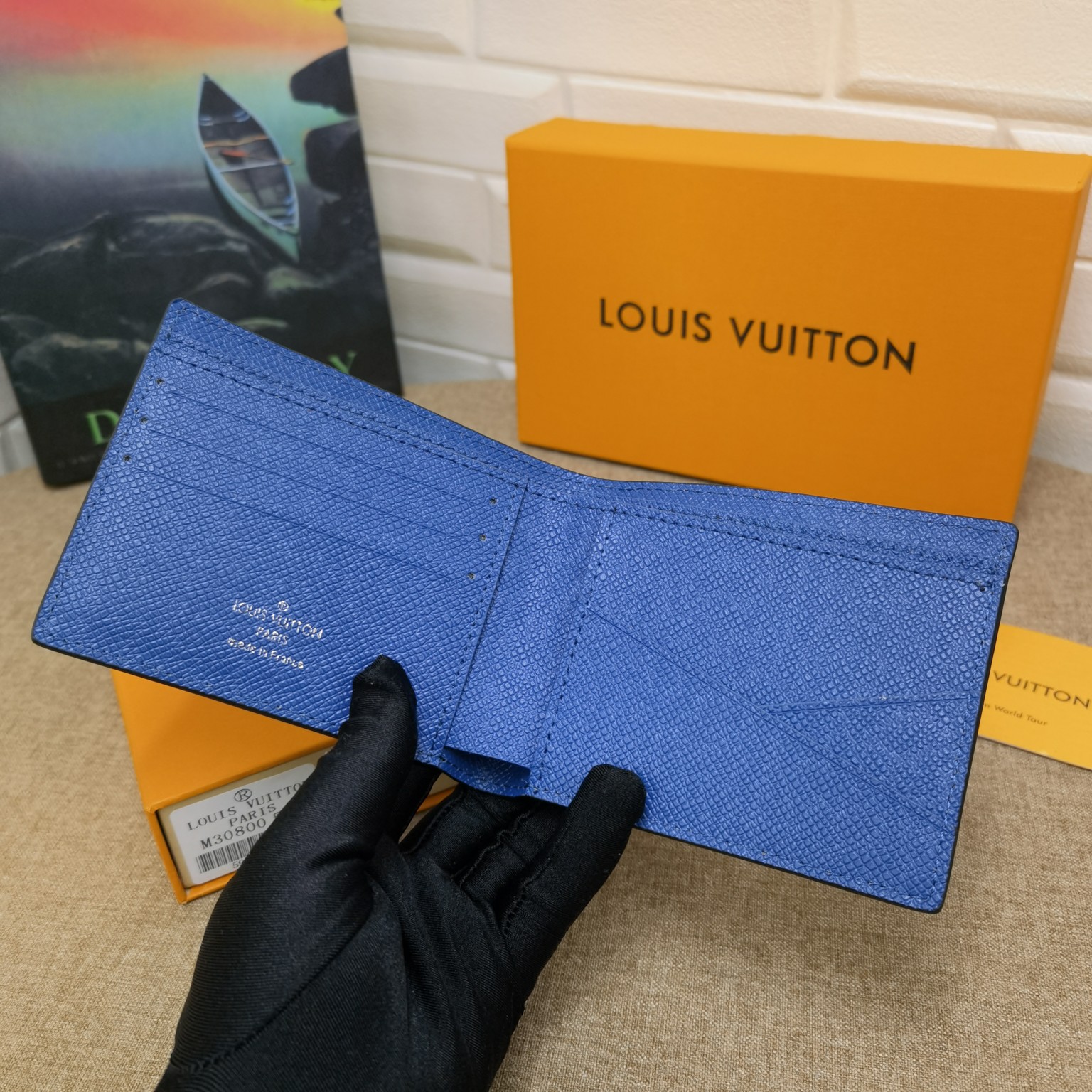 Leather Wallet - Brand Stamp