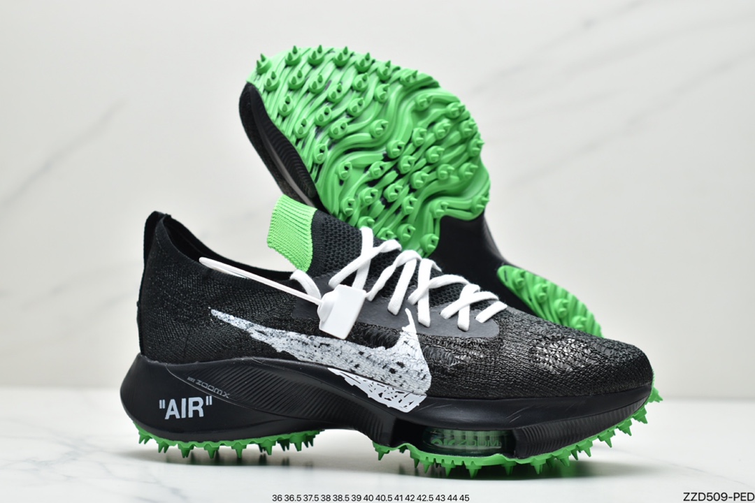250 Off White x NIKE Air Zoom Tempo NEXT% 联名款马拉松编织面透气超级跑鞋CV0697