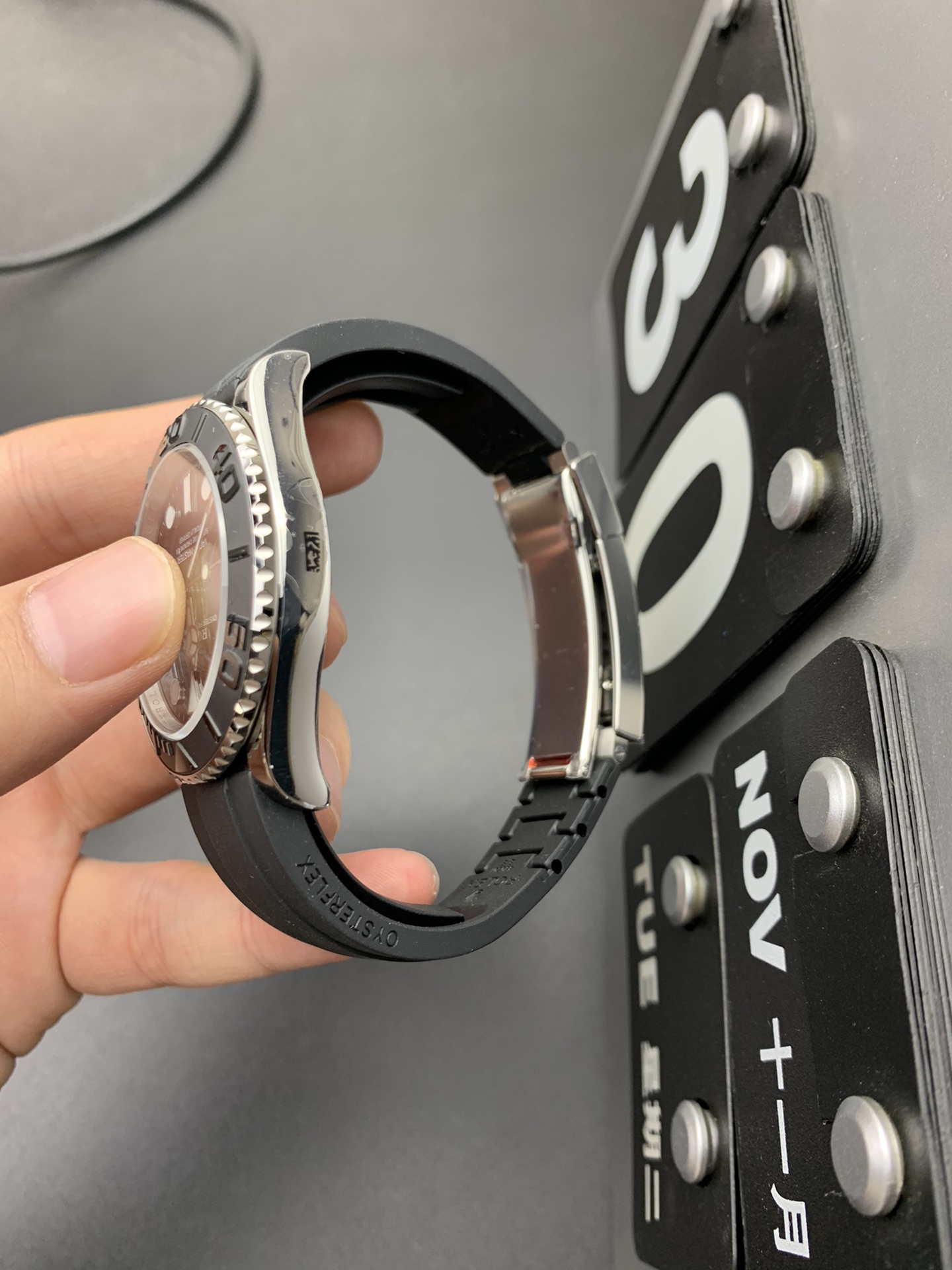 Rolex 3235白金游艇
