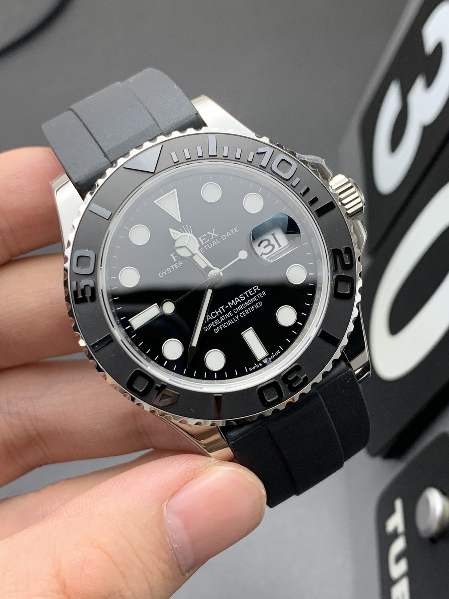 Rolex 3235白金游艇