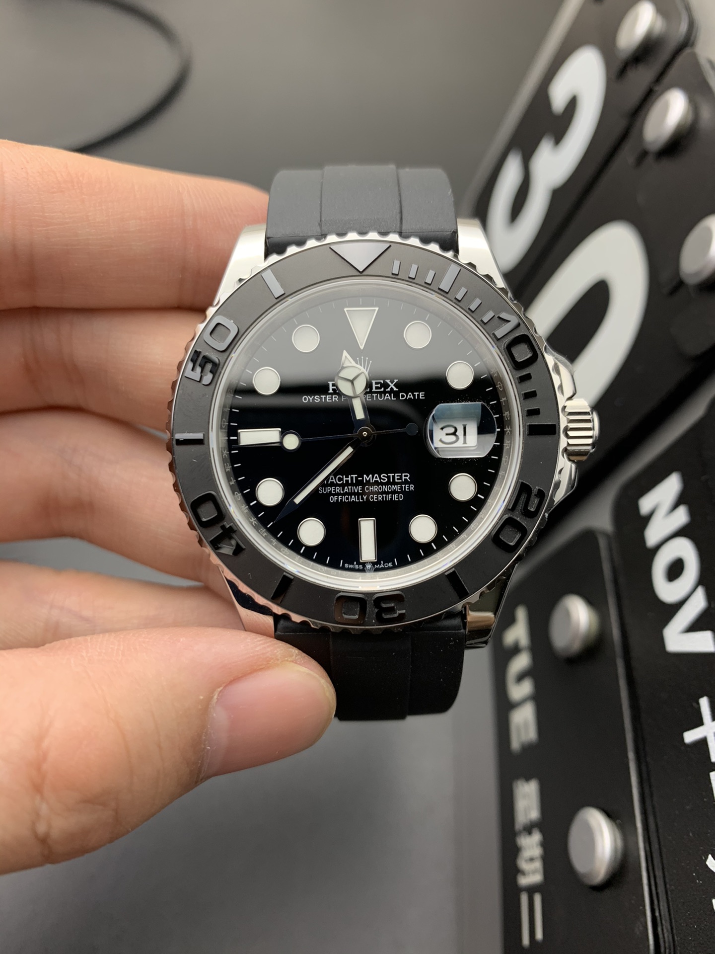 Rolex 3235白金游艇