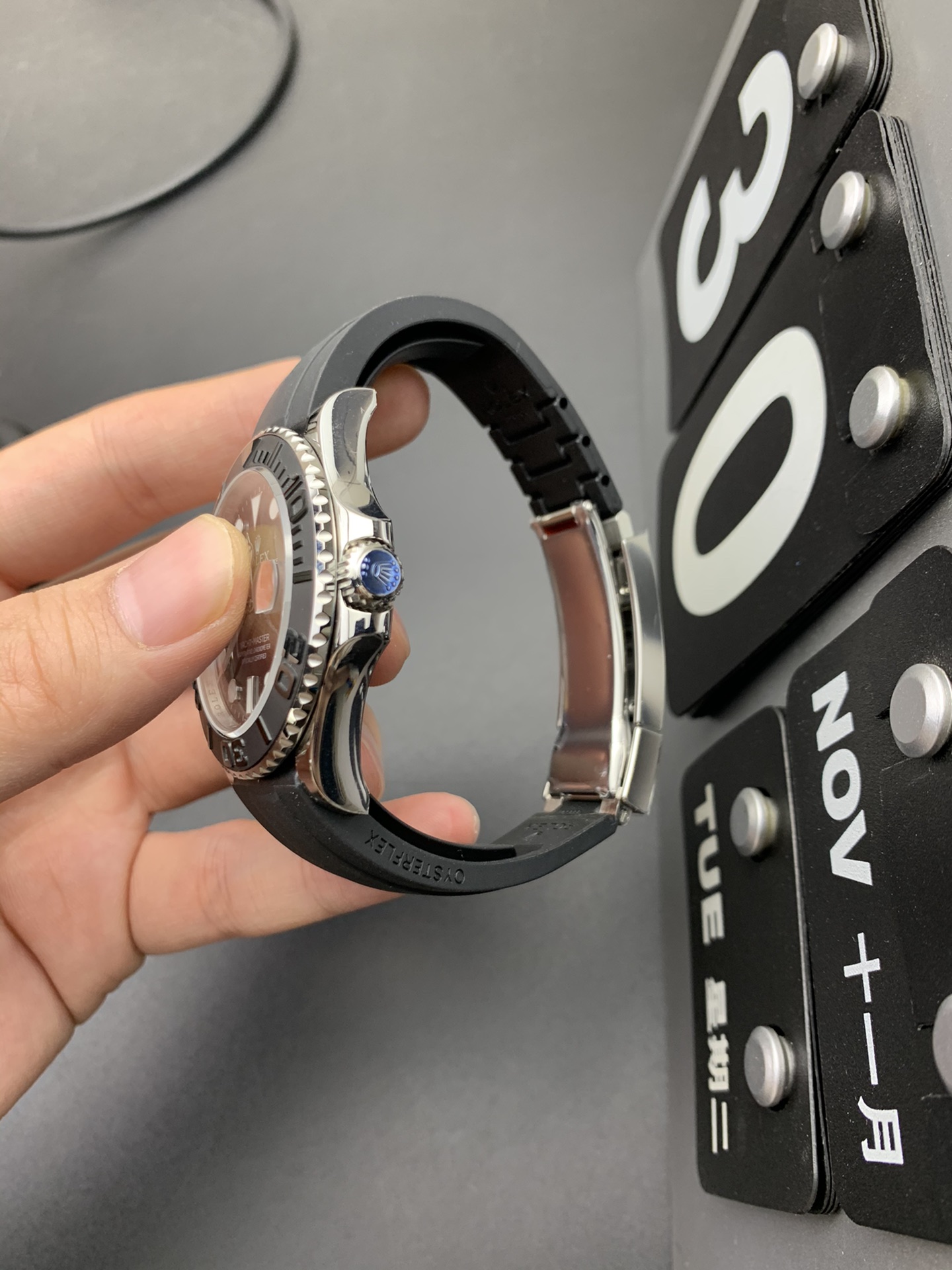 Rolex 3235白金游艇