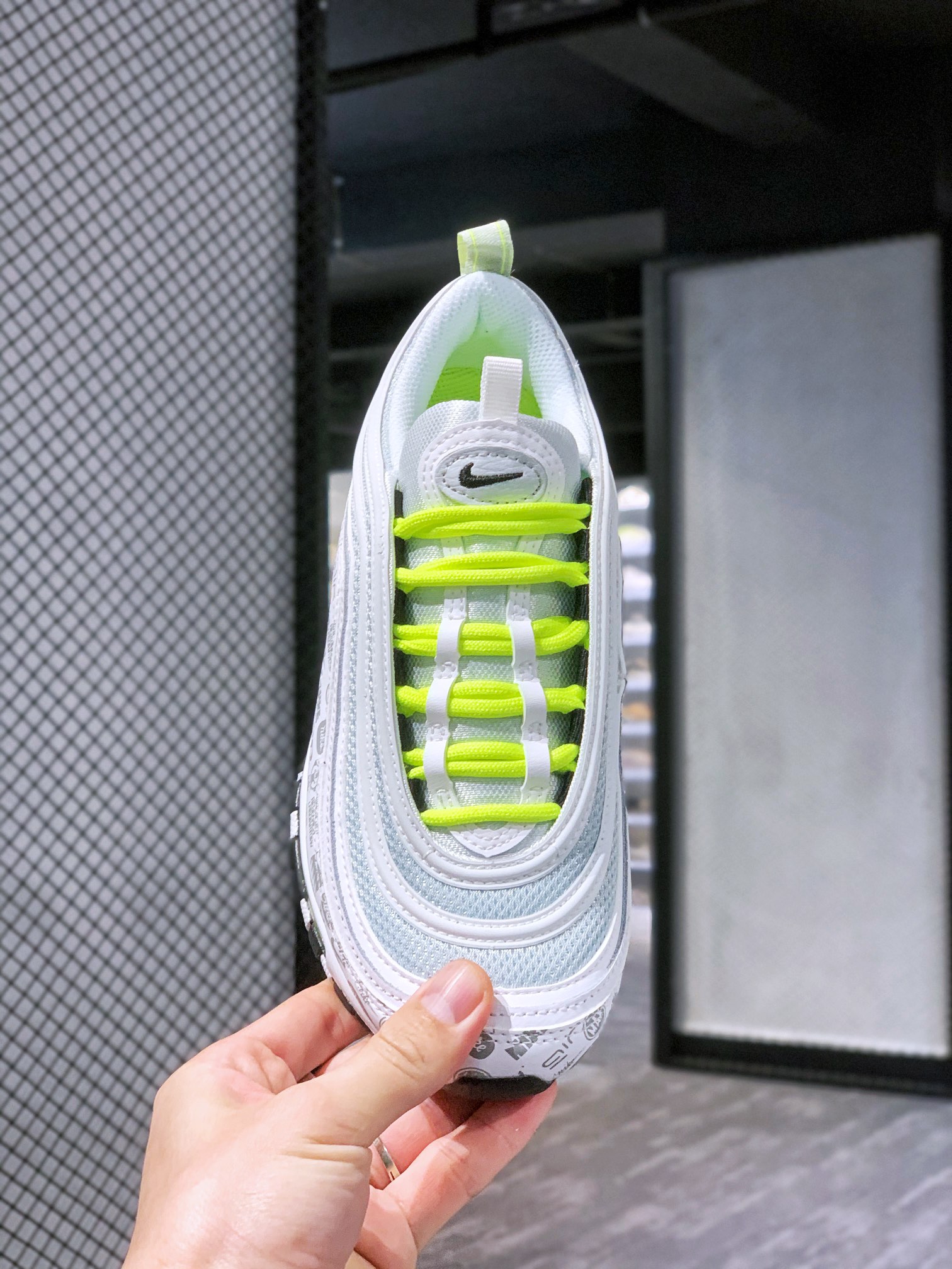 [Air Force Series]Nike Air Max 97 bullet white green Item No.: DH0006 100Si