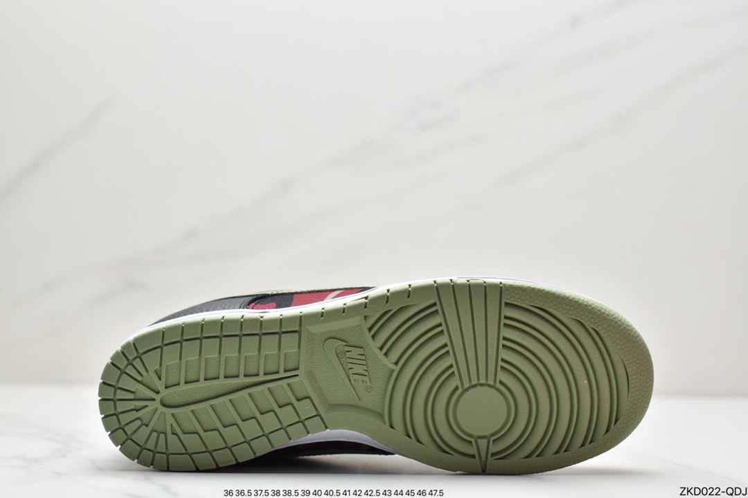 270 耐克Nk SB Dunk Low “Black Multi-Camo” 迷彩不对称鸳鸯 DH0957-001