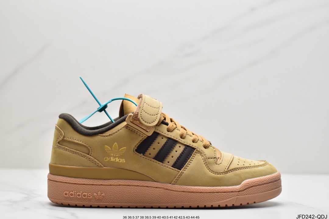 170 阿迪达斯adidas originals Forum Low 小麦 adidas Originals Forum RX人气单品 GW6230