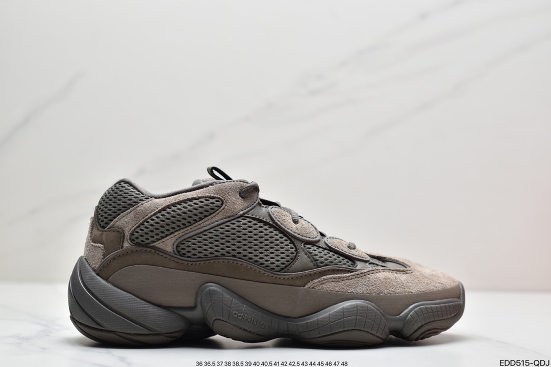 340 Adidas Yeezy 500 ”Glay Brown”深棕 山野迷棕 配色 GX3606