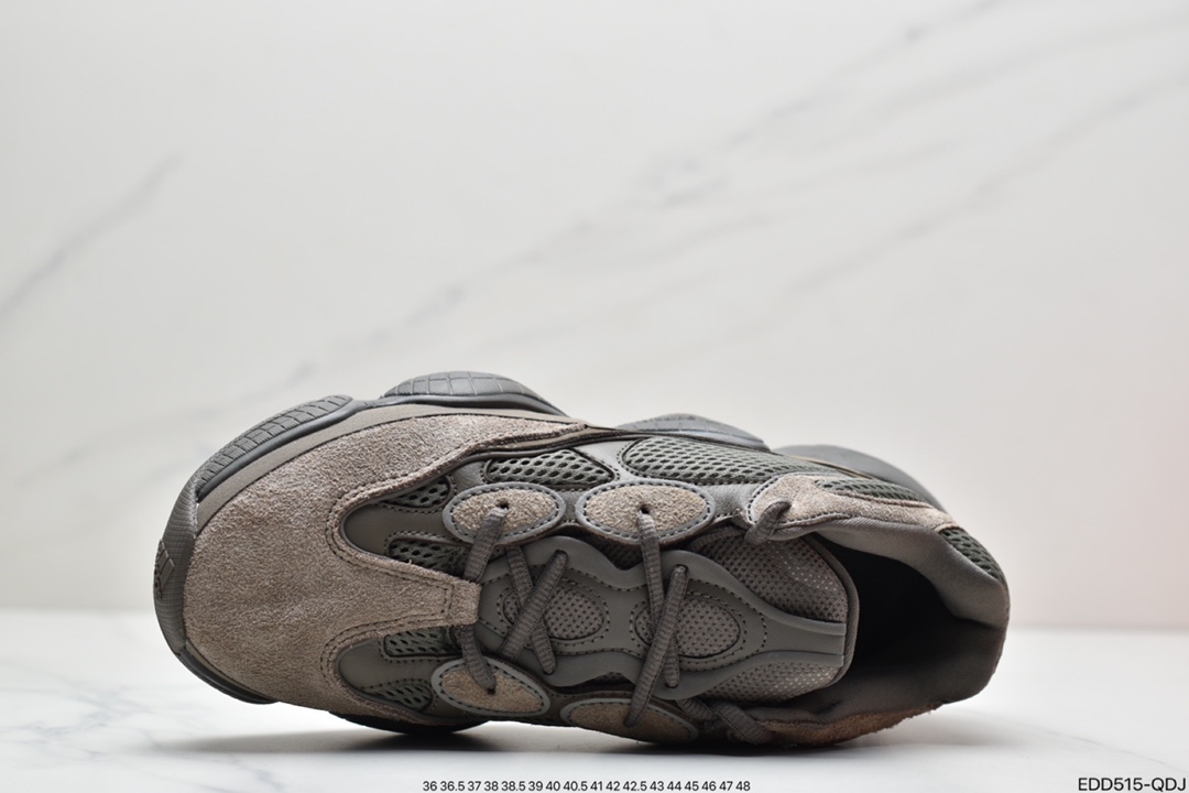 340 Adidas Yeezy 500 ”Glay Brown”深棕 山野迷棕 配色 GX3606