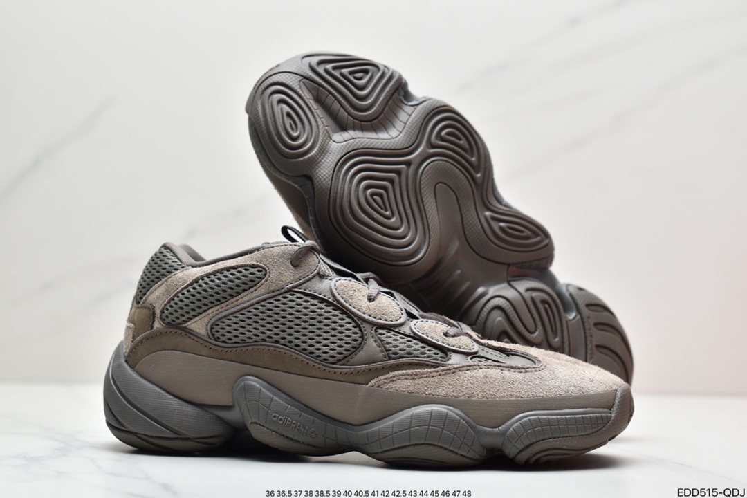 340 Adidas Yeezy 500 ”Glay Brown”深棕 山野迷棕 配色 GX3606