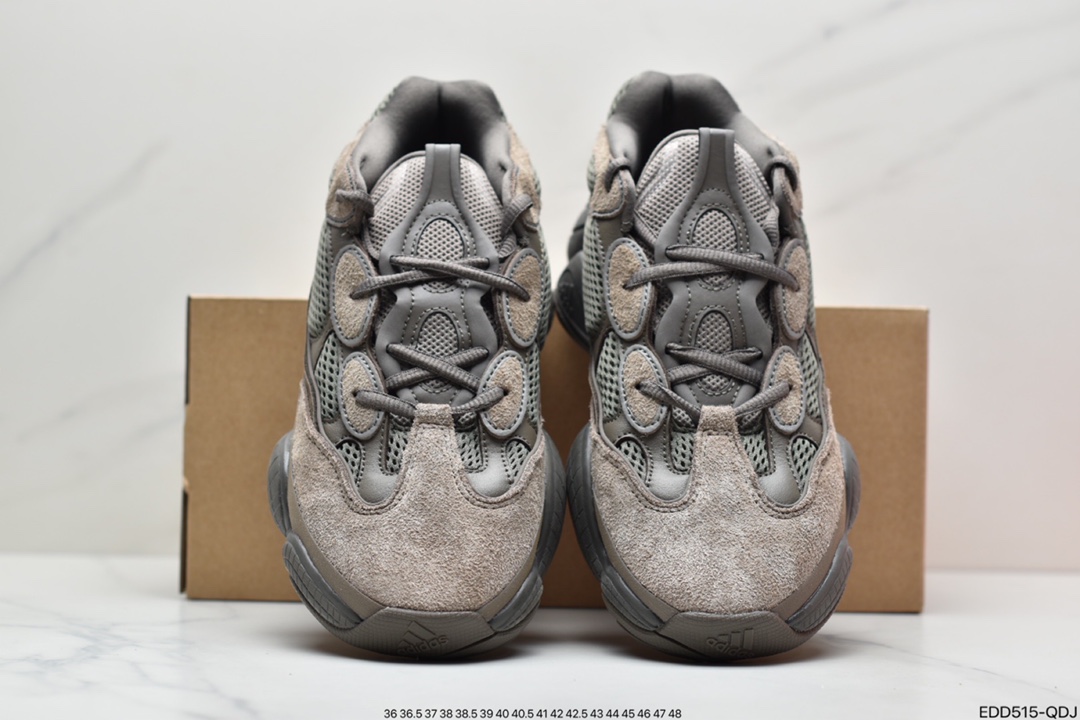 340 Adidas Yeezy 500 ”Glay Brown”深棕 山野迷棕 配色 GX3606