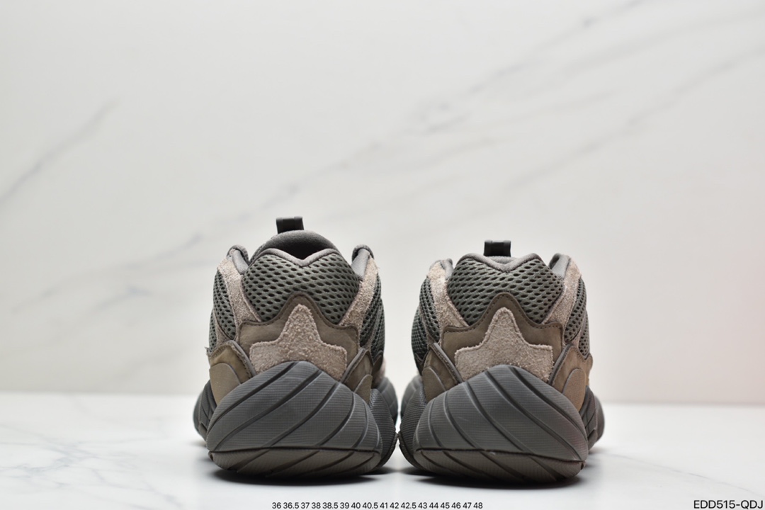 340 Adidas Yeezy 500 ”Glay Brown”深棕 山野迷棕 配色 GX3606