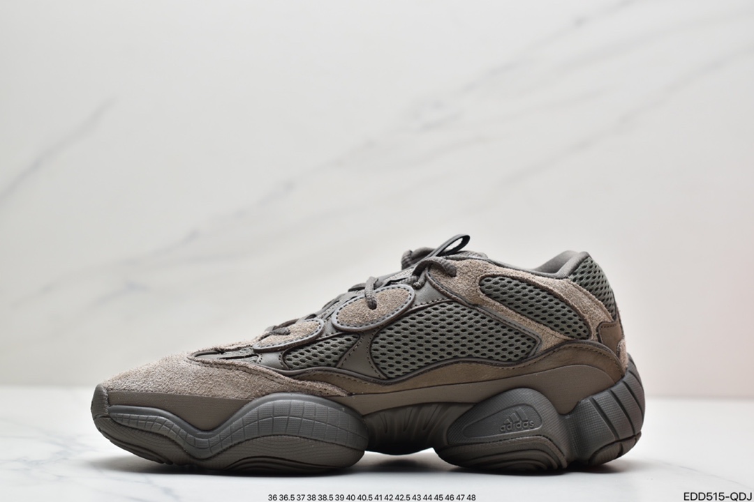 340 Adidas Yeezy 500 ”Glay Brown”深棕 山野迷棕 配色 GX3606