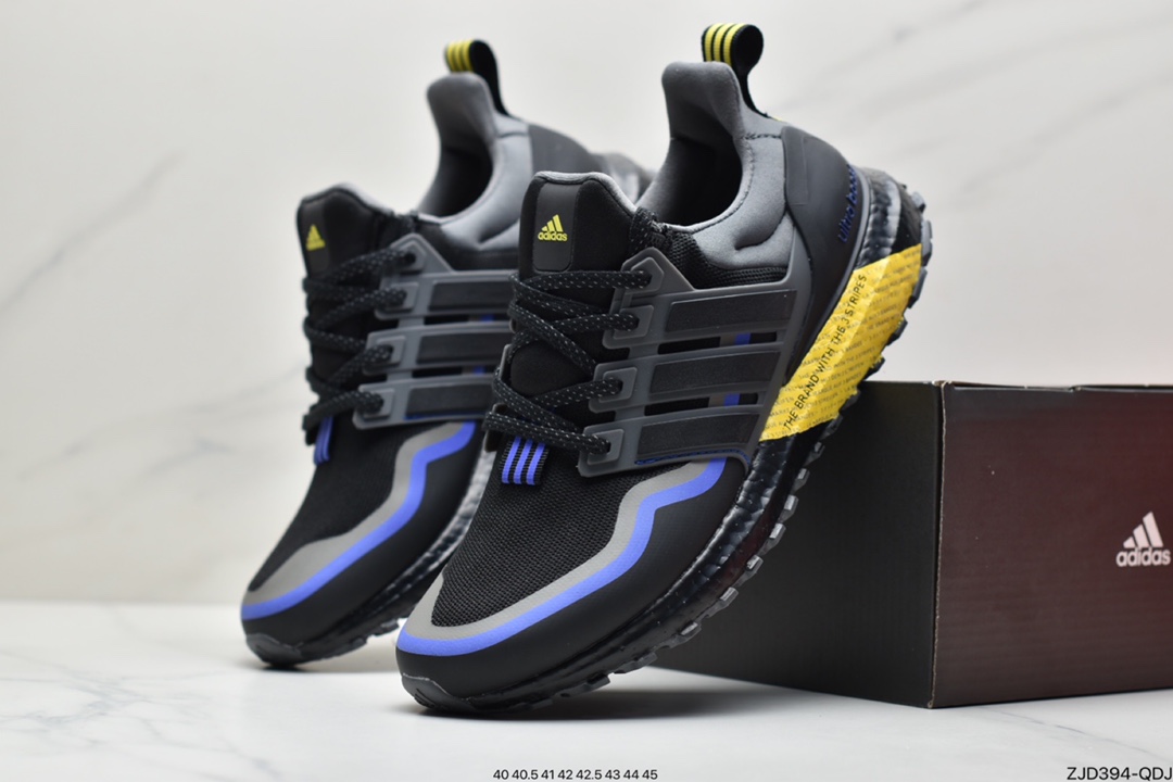 240 阿迪达斯Adidas Ultraboost DNA UB全掌爆米花休闲运动跑鞋GY6312