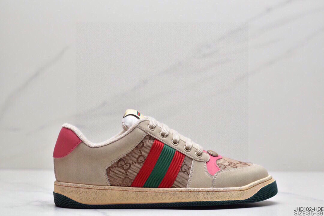 190 Gucci Distressed Screener sneaker 古驰小脏鞋系列