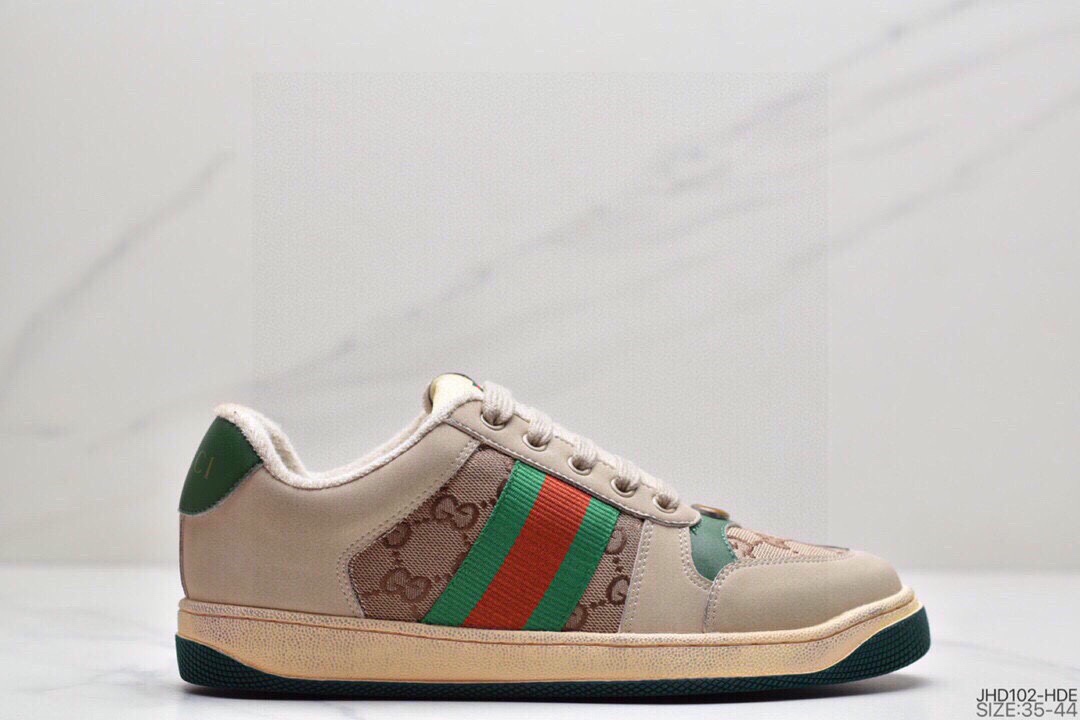 190 Gucci Distressed Screener sneaker 古驰小脏鞋系列