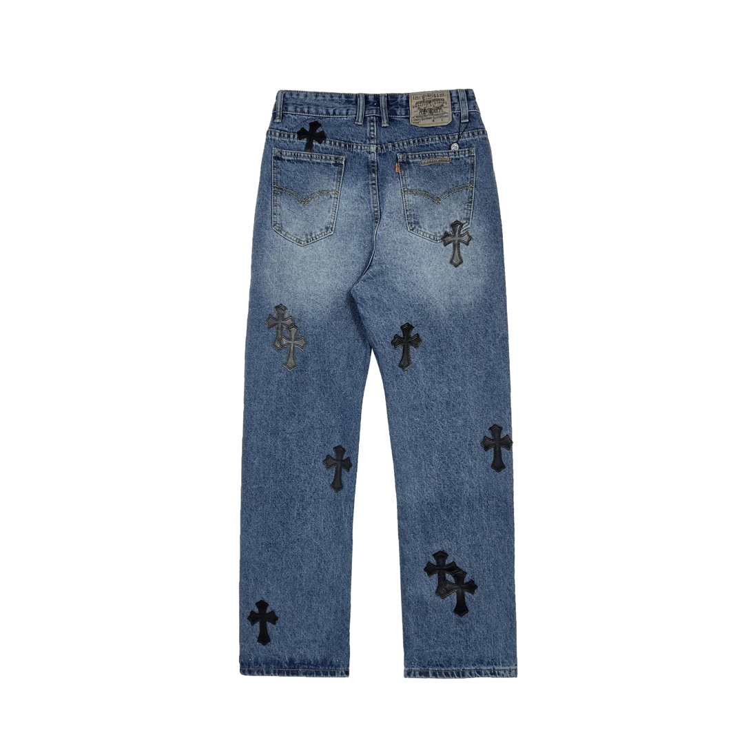 Alternative view of Chrome Hearts Jeans 08207
