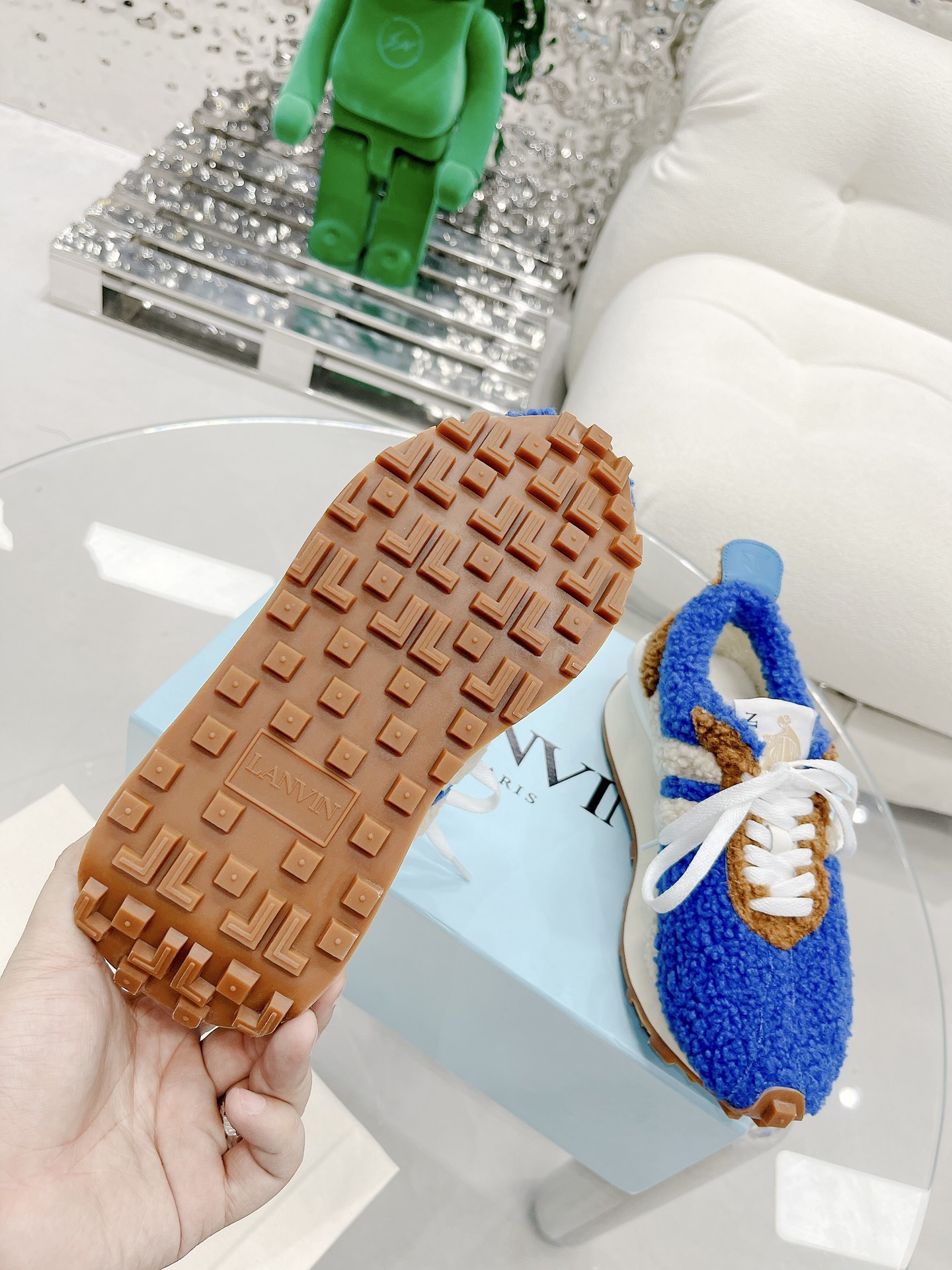 P625 Top Version: Lanvin x Gallery Department Hairy Leisure Shoes, Fusion of Style and Comfort - 图片 9