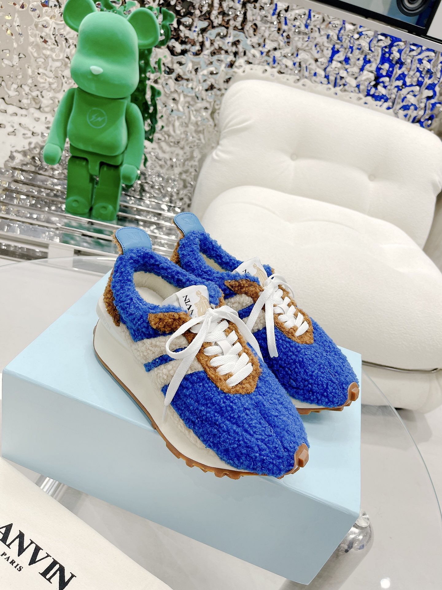 P625 Top Version: Lanvin x Gallery Department Hairy Leisure Shoes, Fusion of Style and Comfort - 图片 2