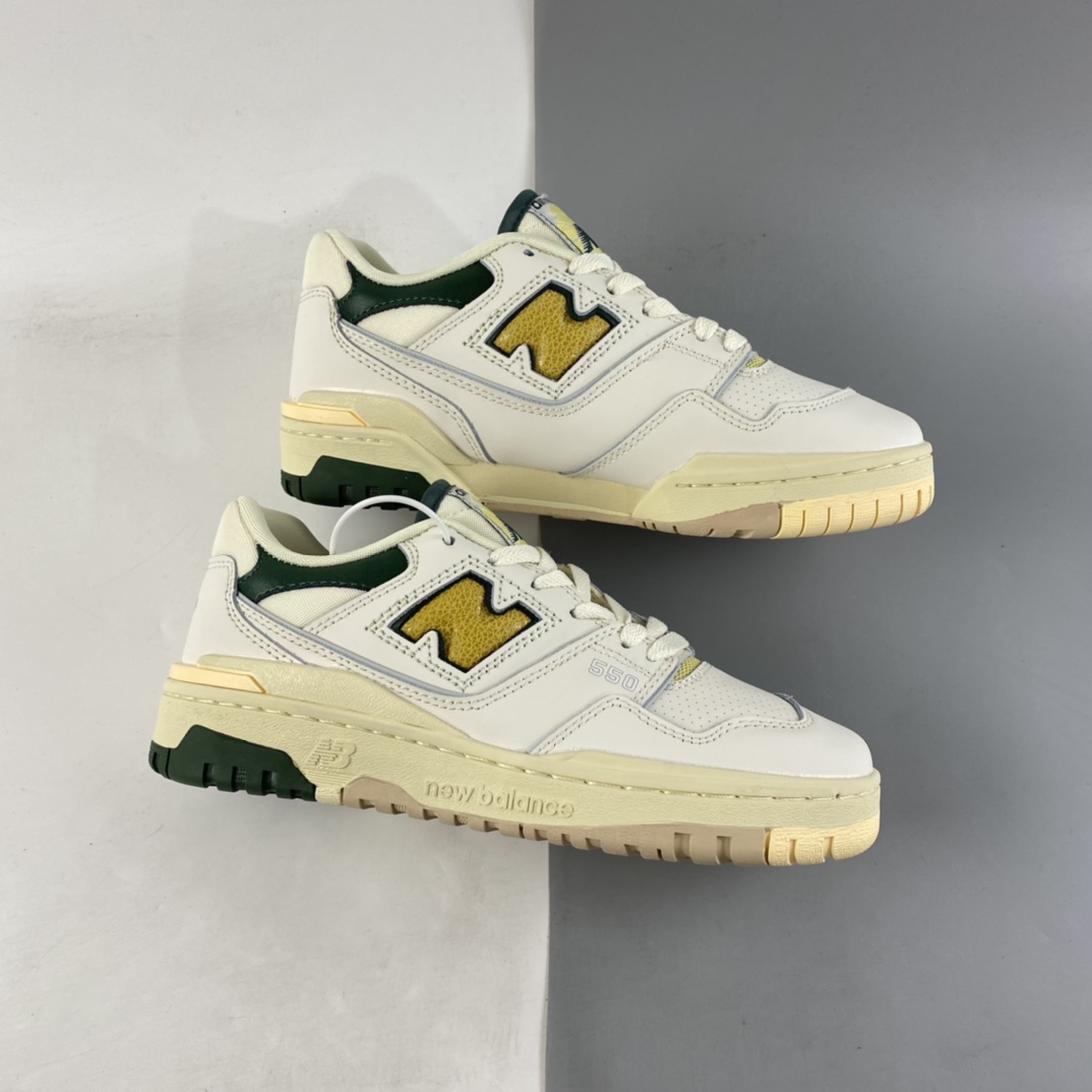 P210  AIMé LEON DORE x New Balance BB550系列合作款新平衡皮面中性休闲跑鞋 BB550A2