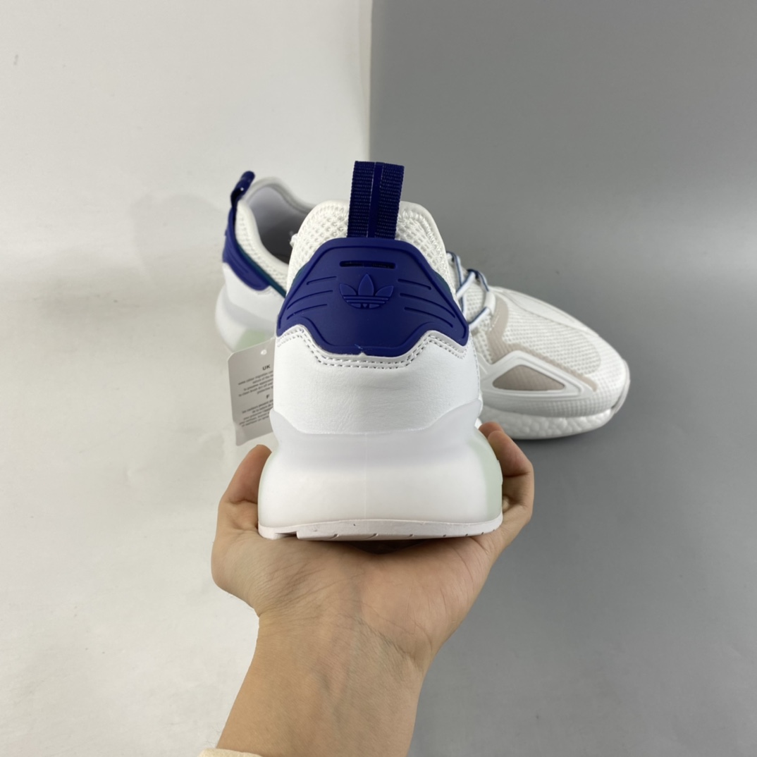 P220  Adidas ZX 2K Boost 网纱针织呼吸面套脚休闲运动慢跑鞋 GY3548