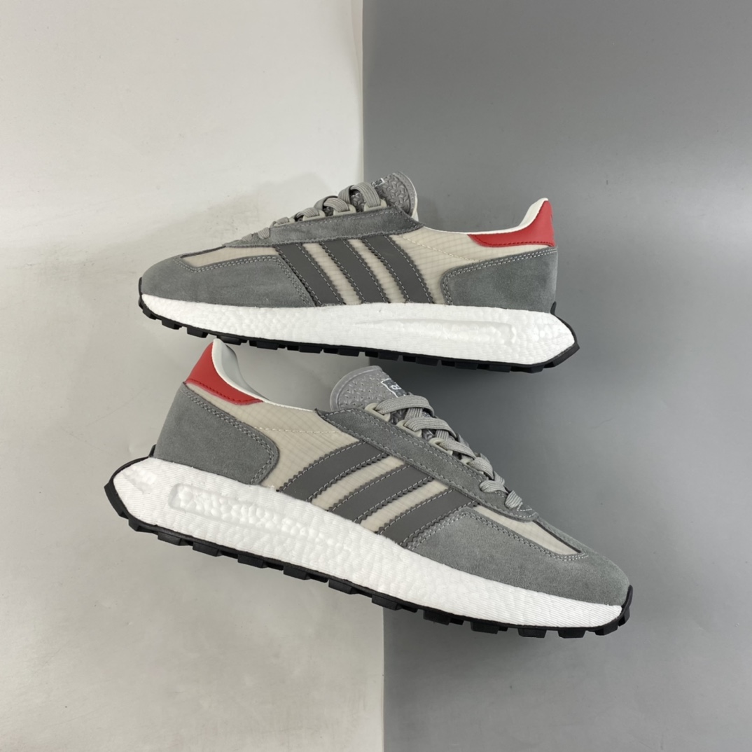 P160  Adidas Retropy E5 爆米花中底复古运动休闲跑步鞋H03078