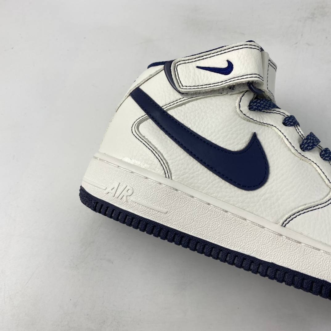 P260  NIKE Air Force 1’07 Mid 深蓝米色满天星 空军一号3M反光中帮休闲板鞋 MU3603-202