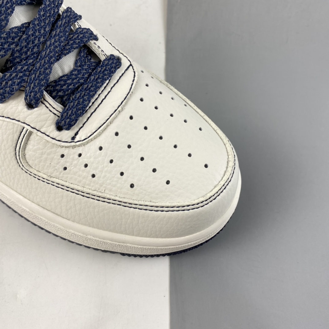 P260  NIKE Air Force 1’07 Mid 深蓝米色满天星 空军一号3M反光中帮休闲板鞋 MU3603-202