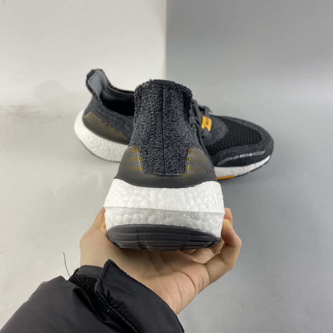P220  Adidas UltraBoost 21 加厚爆米花袜套式针织鞋面休闲运动慢跑鞋GW5838