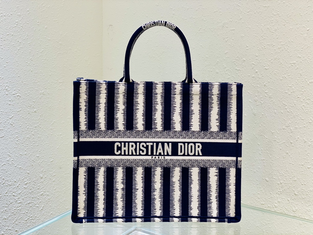 Fashion Replica
 Dior Book Tote Handbags Tote Bags Blue Dark Pink Embroidery