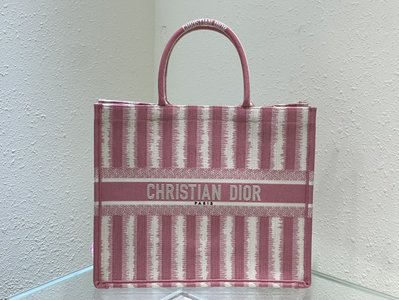 Dior Book Tote Handbags Tote Bags Pink Embroidery Fashion