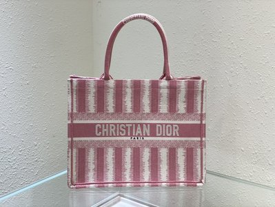Dior Book Tote Handbags Tote Bags Pink Embroidery Fashion