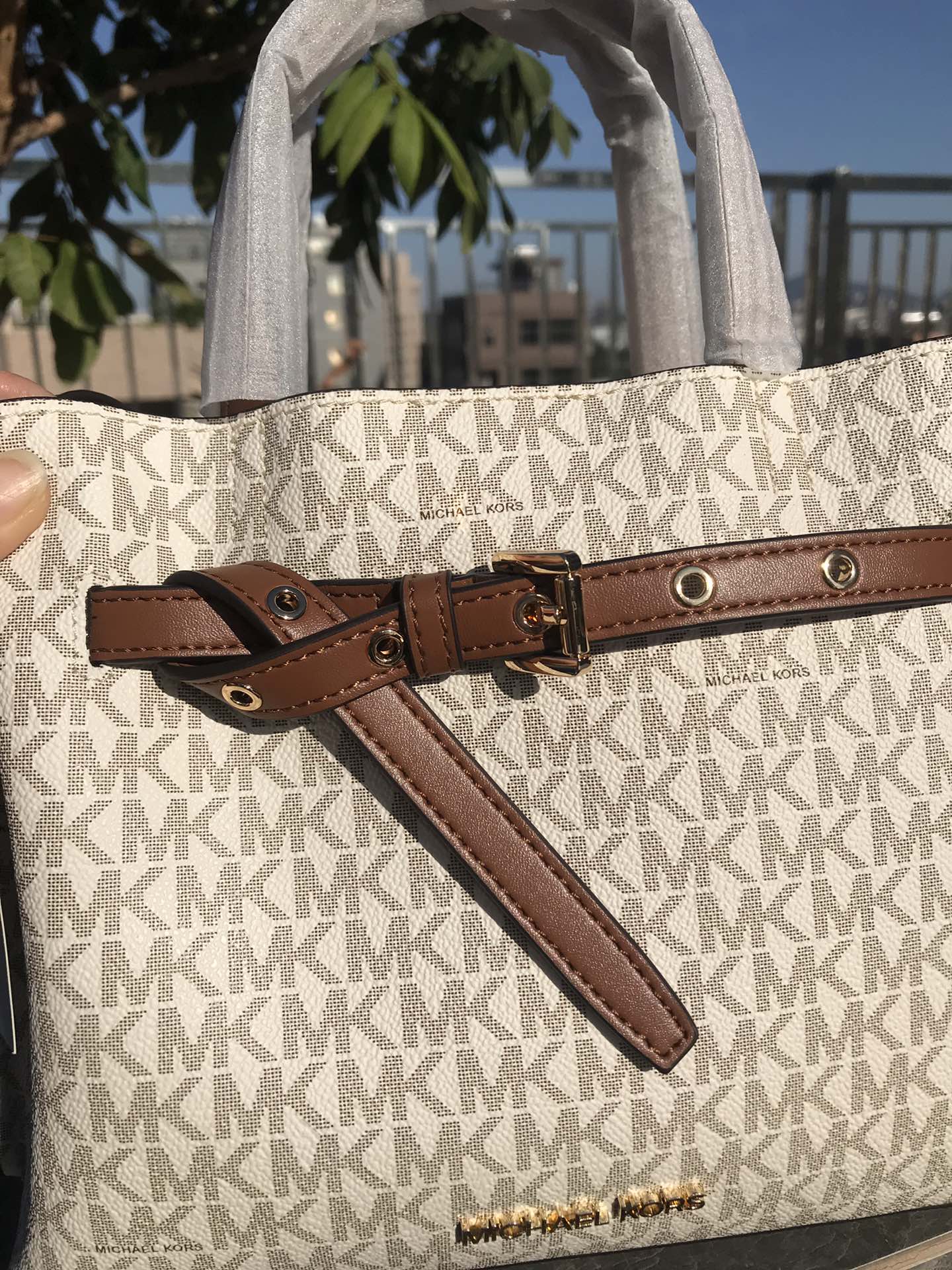 Michael Kors 独家新款，铂金耳朵包