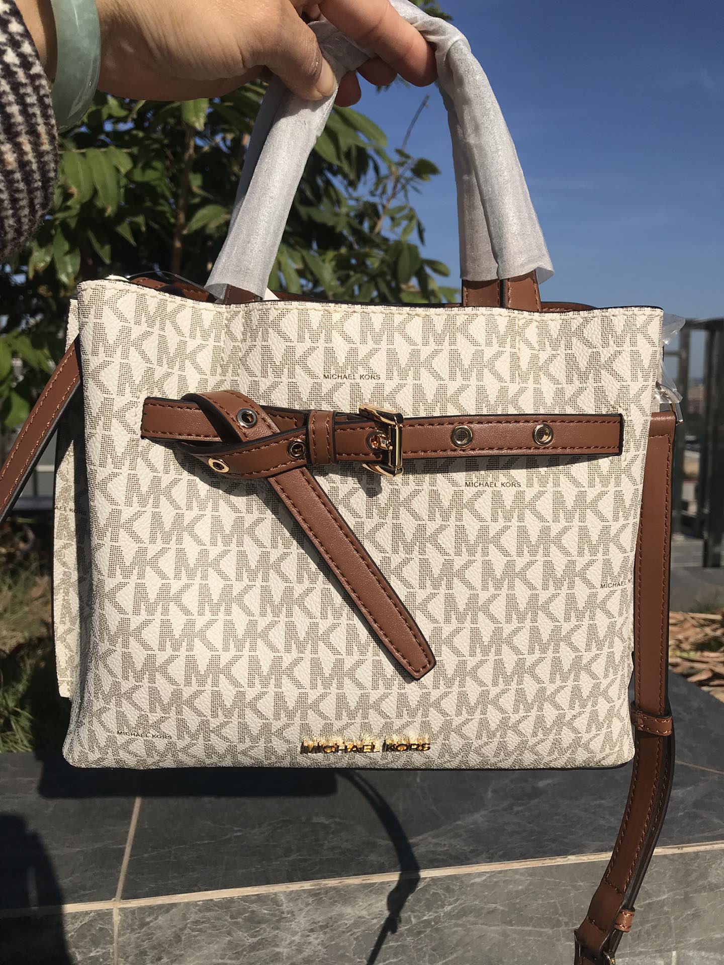 Michael Kors 独家新款，铂金耳朵包