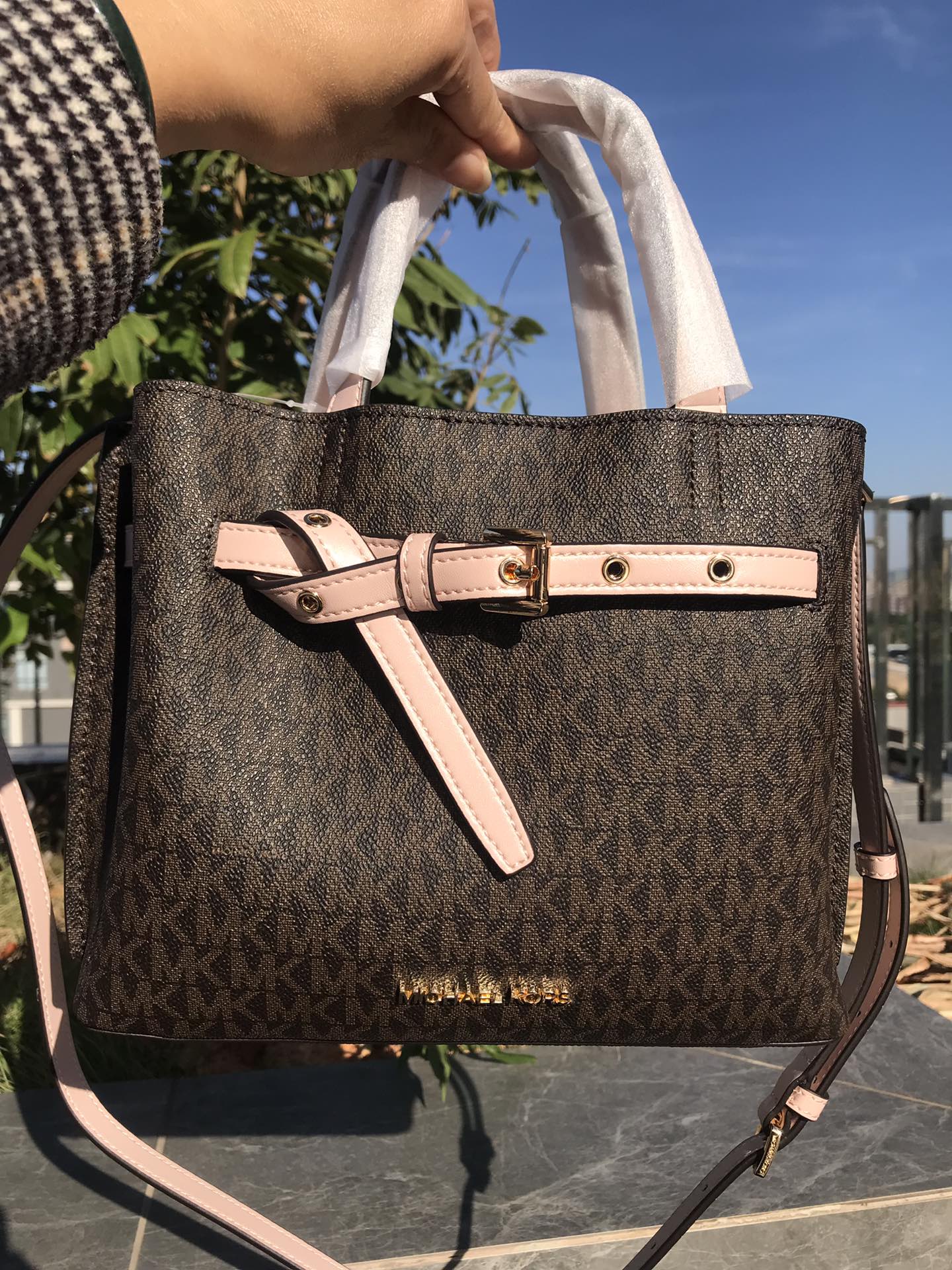 Michael Kors 独家新款，铂金耳朵包