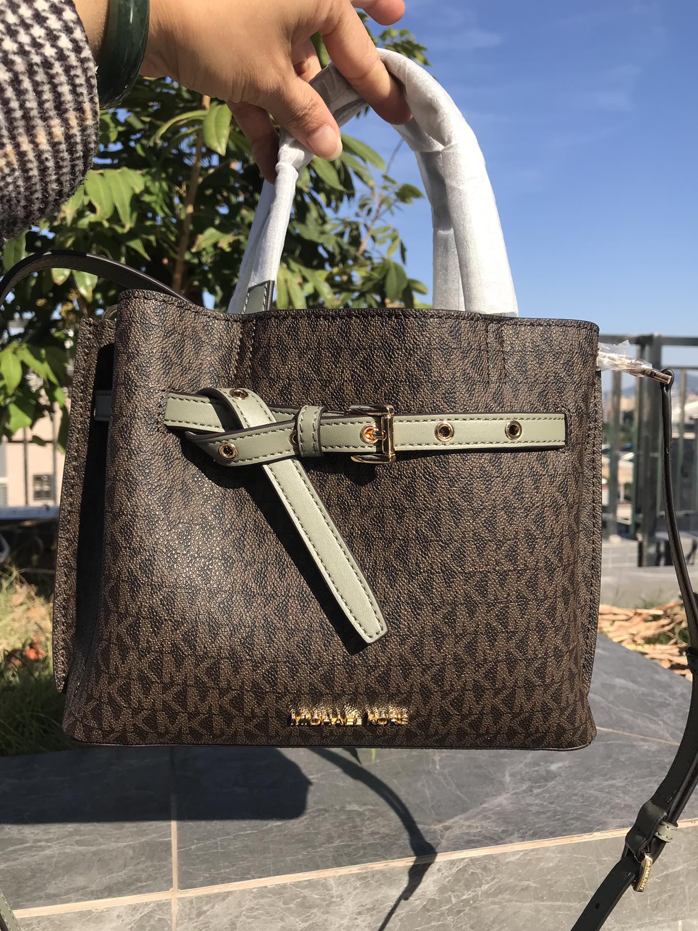 Michael Kors 独家新款，铂金耳朵包