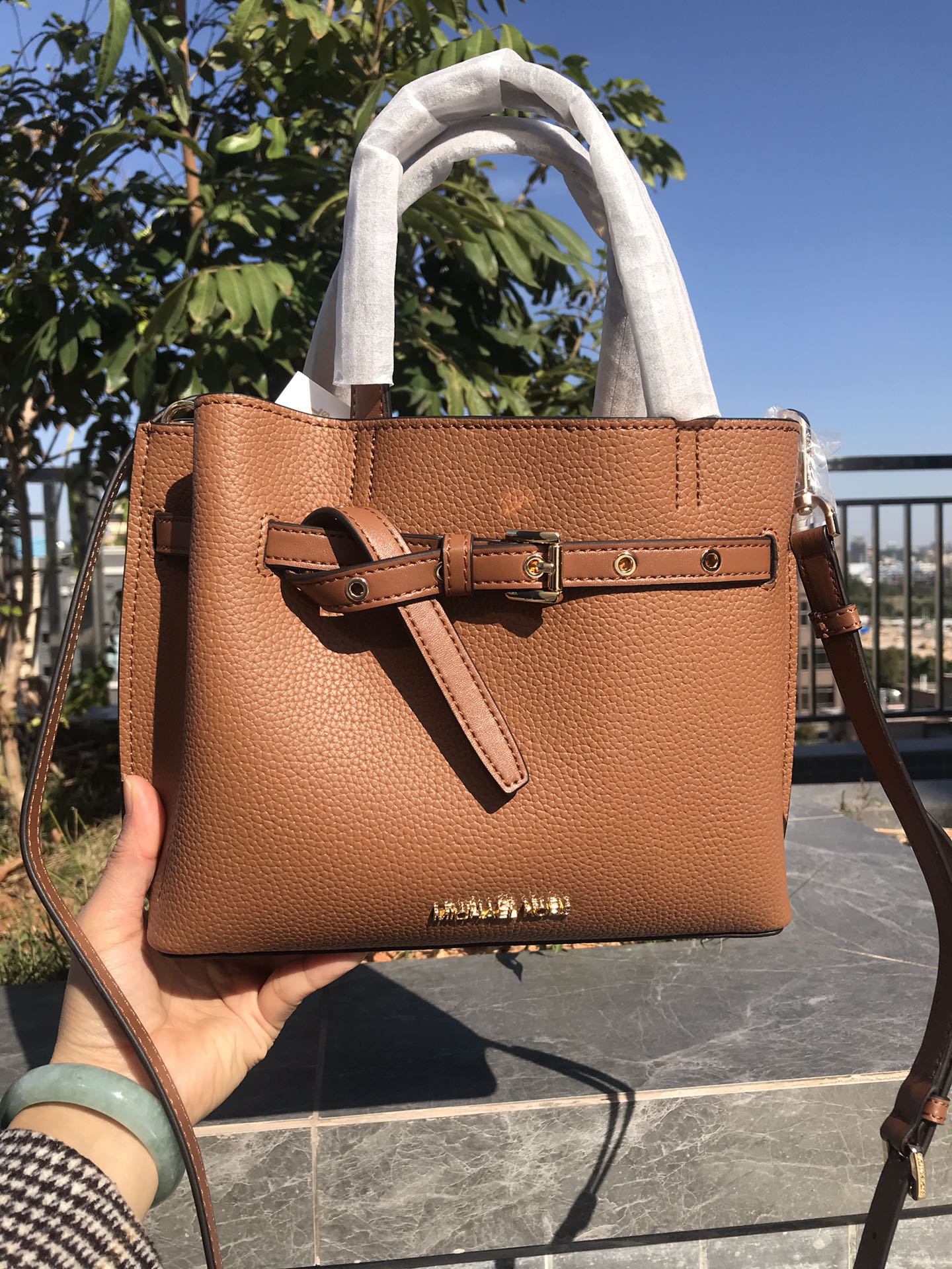 Michael Kors 独家新款，铂金耳朵包