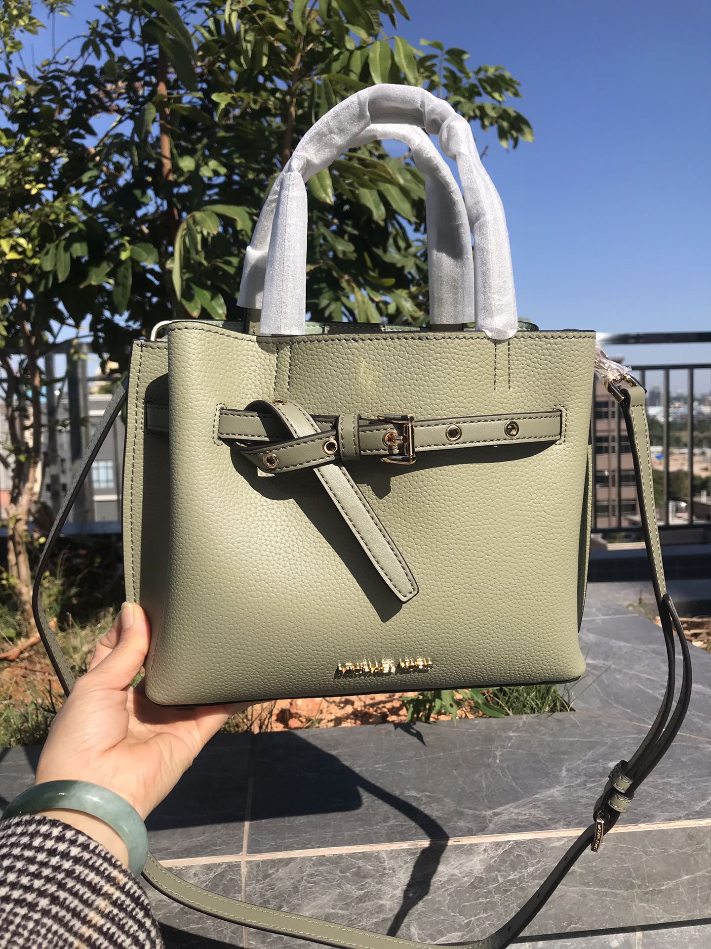 Michael Kors 独家新款，铂金耳朵包