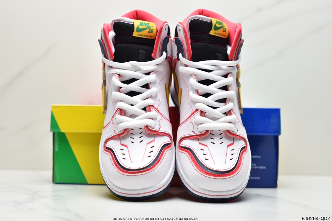 340 SB Dunk High QS高达联名 此款Gundam配色从”独角兽”高达中汲取灵感 DH7717-100