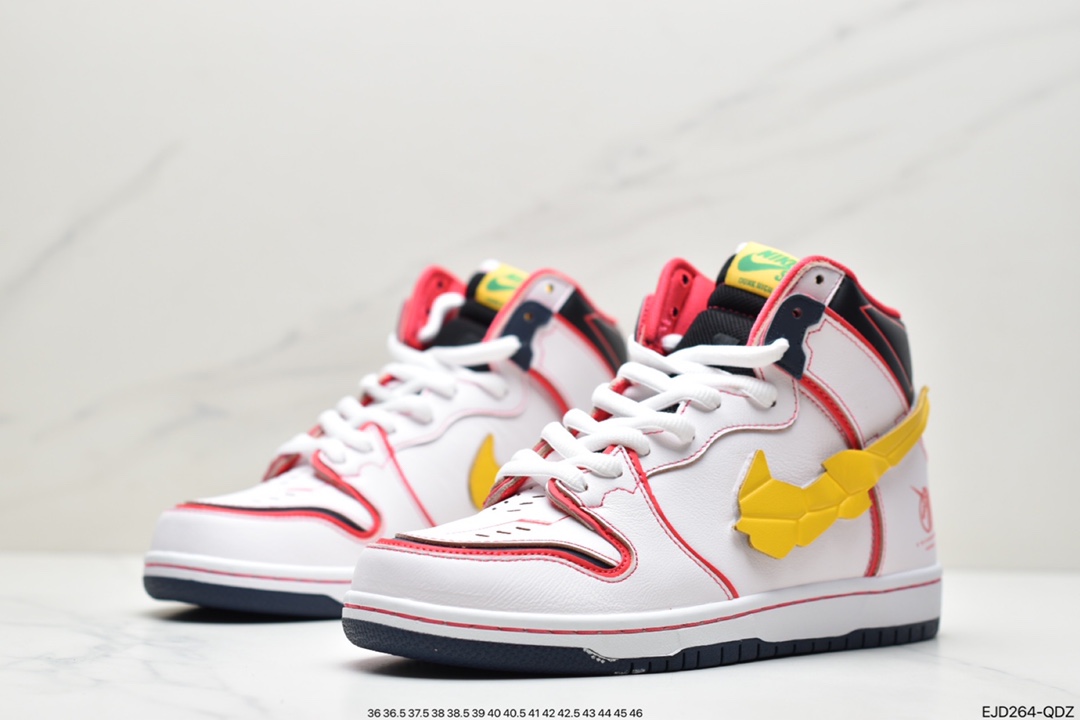 340 SB Dunk High QS高达联名 此款Gundam配色从”独角兽”高达中汲取灵感 DH7717-100
