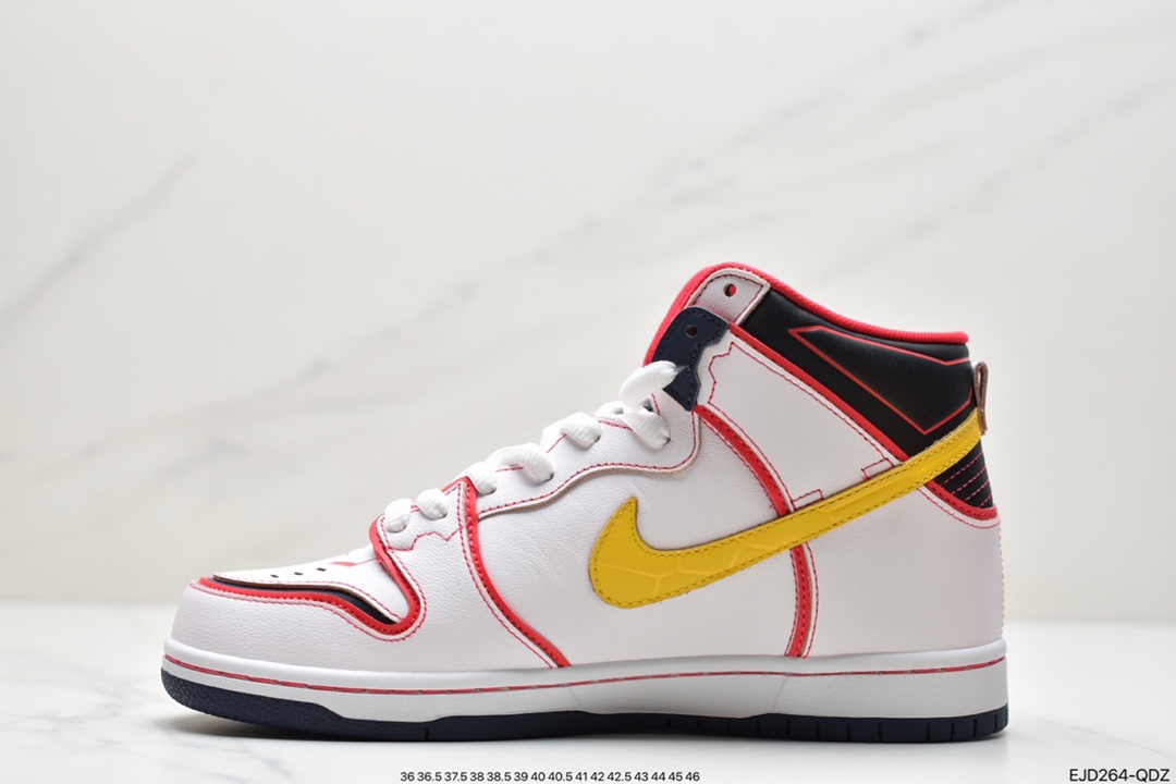 340 SB Dunk High QS高达联名 此款Gundam配色从”独角兽”高达中汲取灵感 DH7717-100