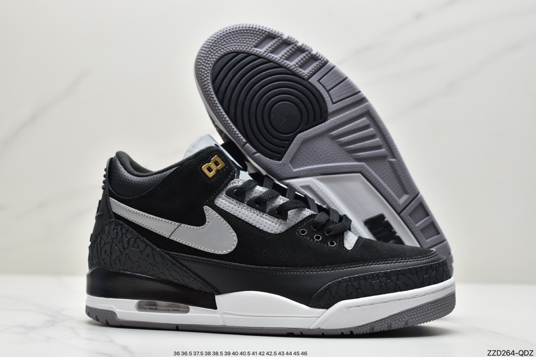 250 Jordan 3 Retro  AJ3代中帮篮球鞋CT8532