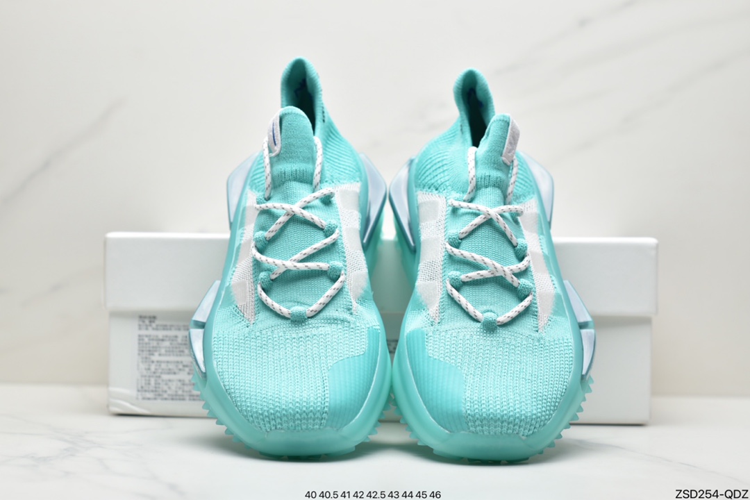320 菲董上脚 Adidas 阿迪 NMD S_1 Edition ”Cloud White” S_1系列 袜套式运动休闲跑步鞋 GZ7900