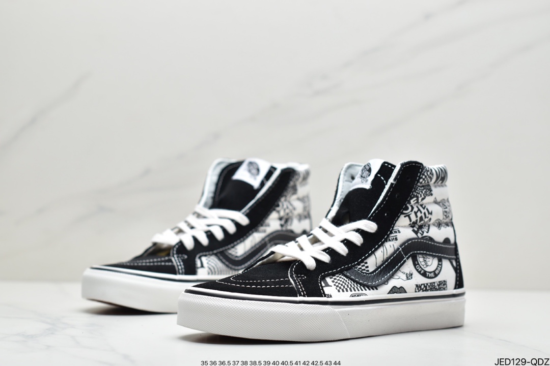 150 万斯范斯VANS Sk8-Mid 经典中帮男女休闲运动板鞋